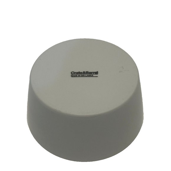 Crate & Barrell Verge Bowls, White Set of 4 ~ Clean & Simple by Martin Hunt - Picture 2 of 8